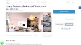 
                            9. Luxury Bauhaus 2Bedrooms&Washrooms Beach Front – Nimi Group