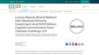 
                            10. Luxury Beauty Brand Bellami Hair Receives Minority Investment And ...