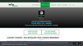 
                            1. Luxury Casino - Casino Rewards Mobile Mitgliedscasino