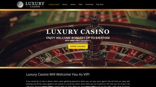 
                            9. Luxury Casino | €/£/$/CA 1000 Bonus | Luxury Online Casino
