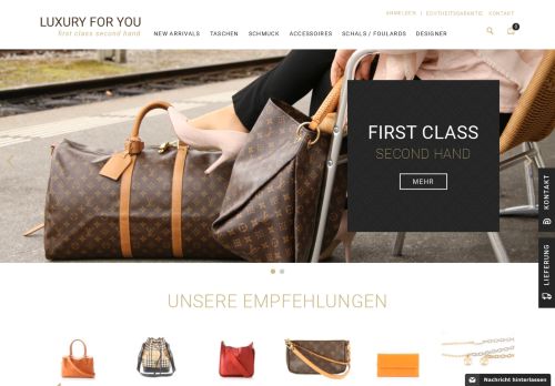 
                            4. Luxury for you - second hand Designertaschen und Accessoires