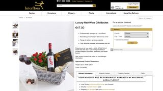
                            12. Luxury Red Wine Gift Basket - Interflora