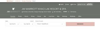 
                            6. Luxury Resort Thailand | JW Marriott Khao Lak Resort & Spa