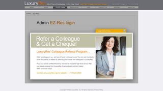 
                            11. LuxuryRes | EZ-Res login