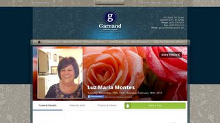 
                            5. Luz Montes Login - Ulysses, Kansas | Garnand Funeral Home - Ulysses