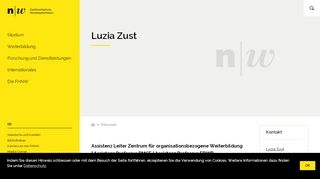 
                            11. Luzia Zust | FHNW