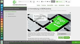 
                            2. LV-Anmeldung in BOKUonline::Zentraler Informatikdienst und ...