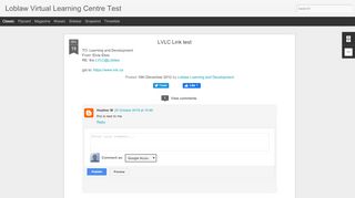 
                            3. LVLC Link test | Loblaw Virtual Learning Centre Test