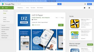 
                            7. LVZ E-Paper – Apps bei Google Play