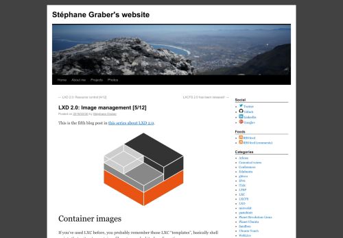 
                            9. LXD 2.0: Image management [5/12] | Stéphane Graber's website