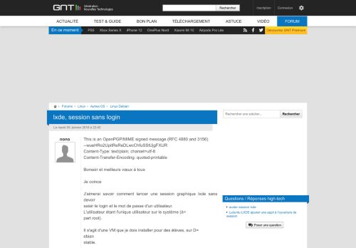 
                            5. lxde, session sans login : Forum Linux Debian - Generation-NT