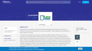 
                            11. Lycamobile | ESNcard