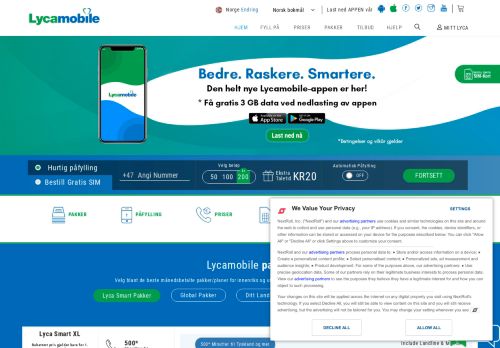 
                            8. Lycamobile Norge