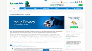 
                            10. Lycamobile | Privacy Policy