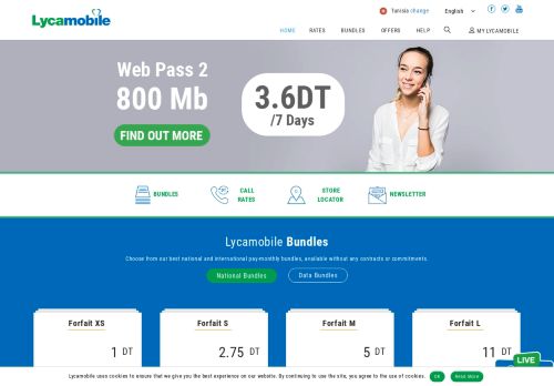 
                            13. Lycamobile Tunisia