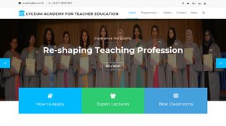 
                            12. Lyceum Teacher Training Academy | Home