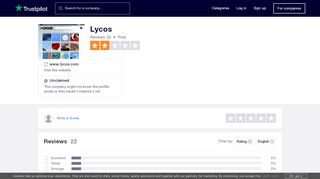 
                            7. Lycos Reviews | Read Customer Service Reviews of www.lycos.com