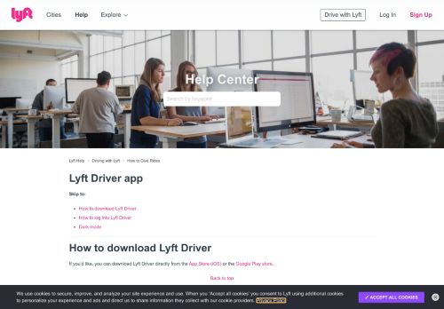 
                            2. Lyft Driver app – Lyft Help
