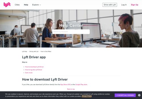 
                            8. Lyft Driver app – Lyft Help