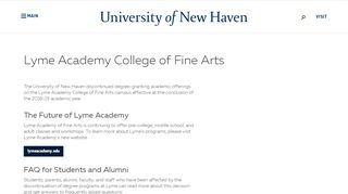 
                            9. Lyme Academy College of Fine Arts - University of New Haven