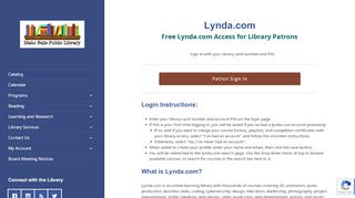 
                            8. Lynda – Idaho Falls Public Library