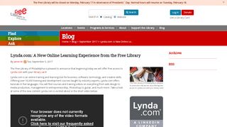 
                            8. Lynda.com: A New Online Learning Experience from the ...