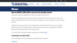 
                            11. lynda.com Online Learning | Athabasca University Students ...