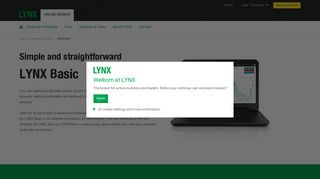 
                            9. LYNX Basic easy access to 100 exchanges | LYNX - LYNX Broker