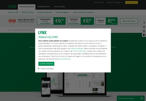 
                            6. LYNX Basic - Webtrader vernieuwd | LYNX Handelsplatform | Beleggen
