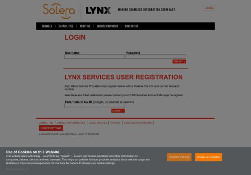 
                            8. LYNX Services | Account Login and Registration