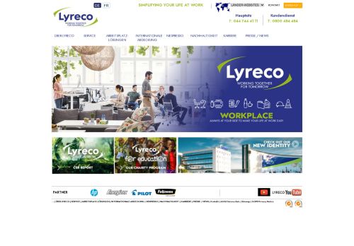 
                            3. LYRECO - Startseite