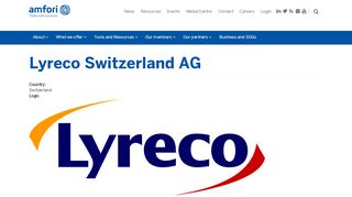 
                            9. Lyreco Switzerland AG | amfori