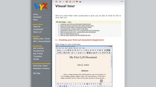 
                            13. LyX | Visual tour