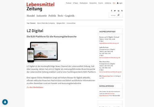 
                            6. LZ Digital - Lebensmittel Zeitung