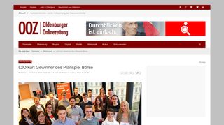 
                            9. LzO kürt Gewinner des Planspiel Börse in Oldenburg