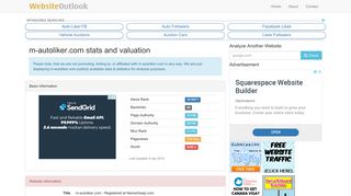 
                            12. M-autoliker : Website stats and valuation