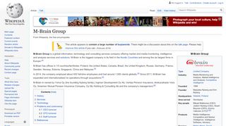 
                            3. M-Brain Group - Wikipedia