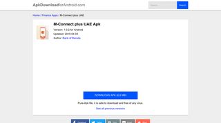 
                            9. M-Connect plus UAE 1.0.2 apk download for Android • com ...