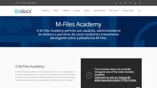 
                            8. M-Files Academy | IBSDocs