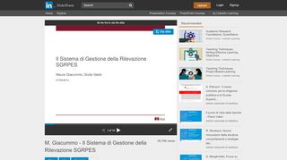 
                            10. M. Giacummo - Il Sistema di Gestione della Rilevazione SGRPES