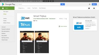 
                            7. M-net TVplus – Apps bei Google Play