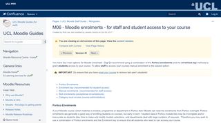 
                            5. M06 - Moodle enrolments - for staff and student access to ... - UCL Wiki