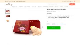 
                            12. M1) 福猪香薰蜡 (60g) + RICH box - Personalised Gifts ...