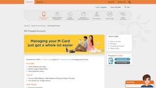 
                            1. M1 Prepaid Account | M1