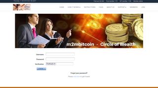 
                            6. M2M Bitcoin - Log in