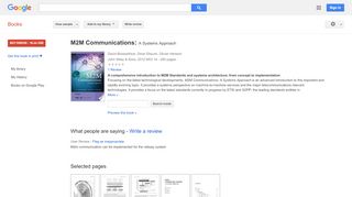 
                            11. M2M Communications: A Systems Approach - Google বই ফলাফল