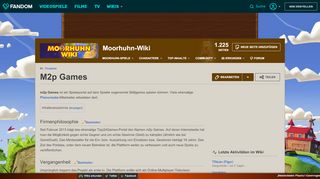 
                            11. M2p Games | Moorhuhn Wiki | FANDOM powered by Wikia