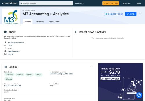 
                            5. M3 Accounting + Analytics | Crunchbase