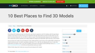 
                            9. M3D - 10 Best Places to Find 3D Models