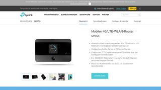 
                            3. M7350 | Mobiler 4G/LTE-WLAN-Router | TP-Link Deutschland